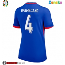 Ženske Nogometnih dresov Francija Dayot Upamecano #4 Domači EP 2024 Kratki rokavi